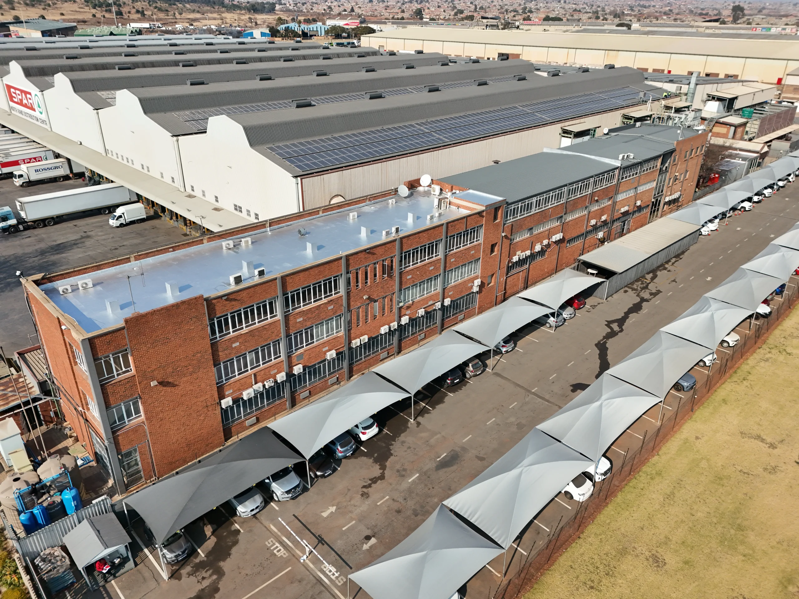 Commercial roof waterproofing