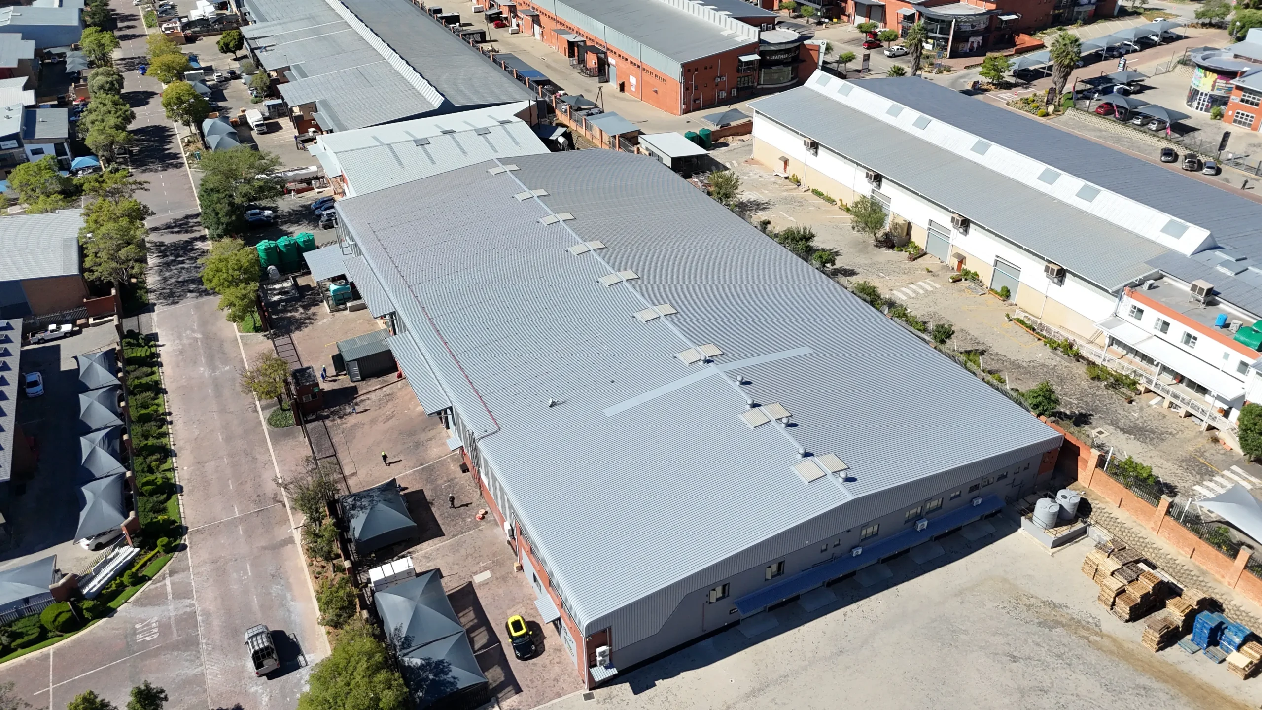 Factory roof repair